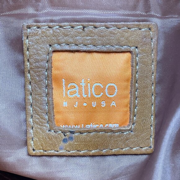 Latico Unisex Brown Leather Adjustable Strap Spacious Interior Crossbody Bag - Picture 6 of 11